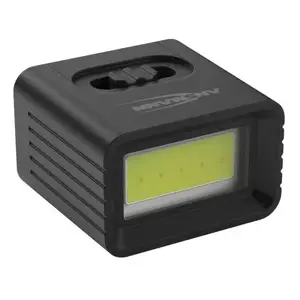 Ручной фонарь ANSMANN 1600-0714, 3 Вт COB LED, черный