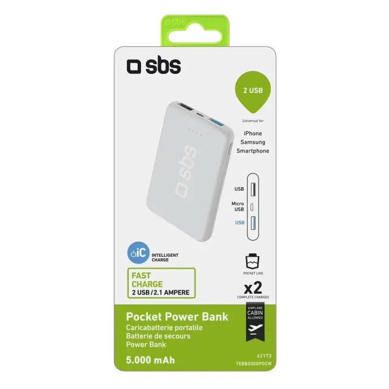SBS Mobile Pocket Power Bank 5000 mAh Photo 5