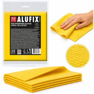 Alufix Professional daudzfunkcionālās tīrīšanas lupatiņas, 5 gab., dzeltenas