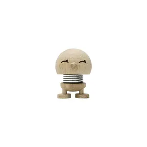 Hoptimist Bimble Collectible Figure, Oak Wood and Steel