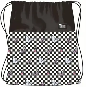 St. Majewski ST.RIGHT SO-01 Chessboard Butterflies Shoe Bag