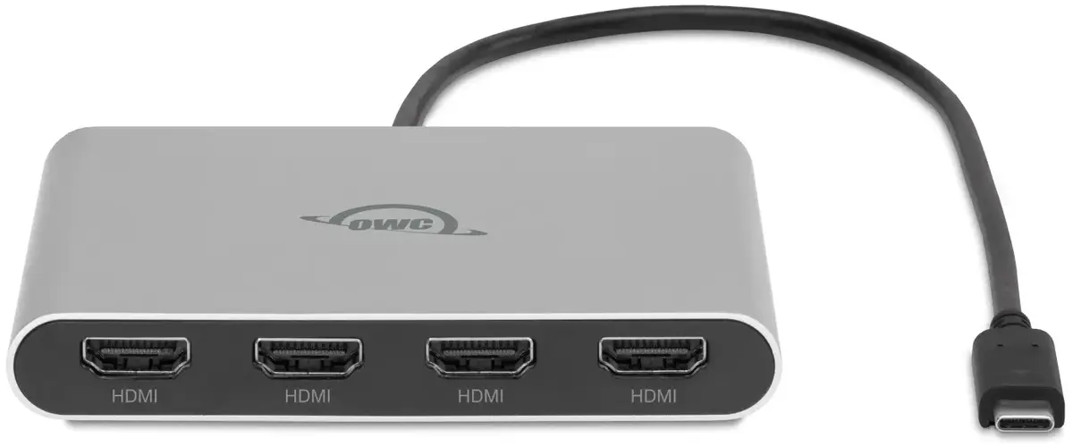 OWC OWCCADPDL4HDMI USB-C to Quad HDMI 4K Graphics Adapter Photo 4