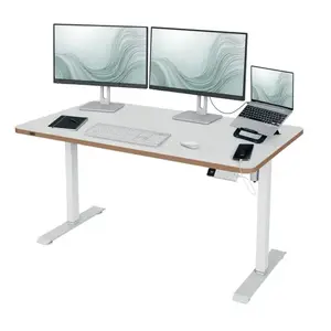 Электрический стол Leitz Ergo Sit Standing Desk 140 x 80cm с напоминанием о смене положения белый 60 кг 720 - 1180 мм