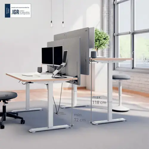 Leitz Ergo Electric Sit Standing Desk 140 x 80cm Photo 2
