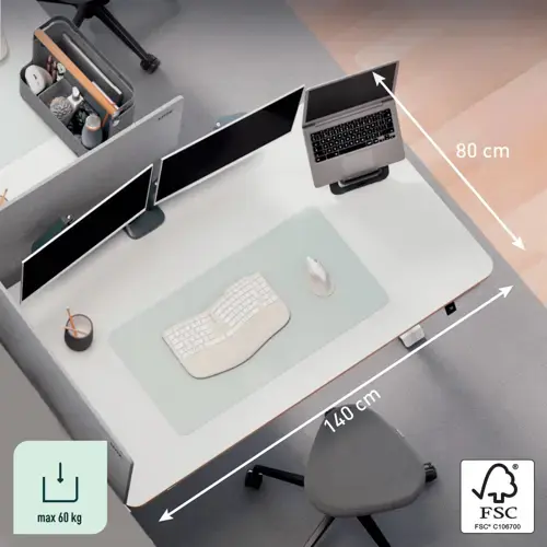 Leitz Ergo Electric Sit Standing Desk 140 x 80cm Photo 3