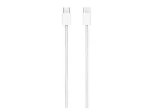 iPhone USB-C uz USB-C 60W datu kabelis 1m balts