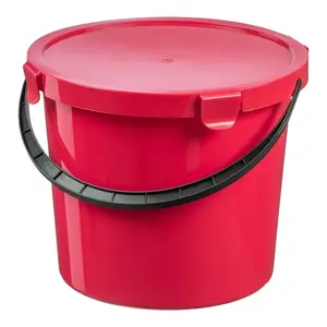BERRY_BUCKET 60790808 plastmasas spainis, 10 litri, sarkans