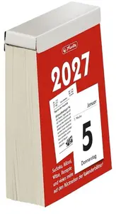 Herlitz Tear-off Calendar Size 5 81x106mm 2027