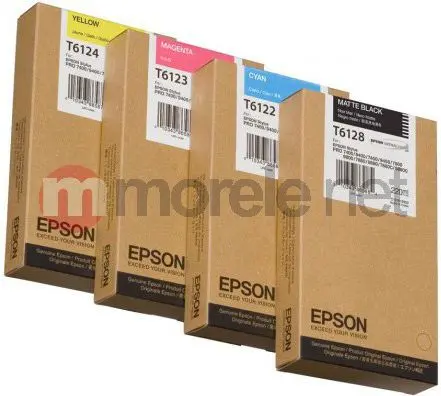 Epson T612400 oriģinālā dzeltenā pigmenta tinte