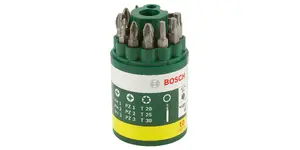 Bosch 2607019452 Screwdriver Bit Set, 10 Pieces