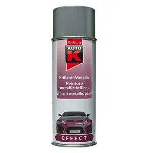 AUTO-K Effect Brilliant Metallic Spray Paint, Silverstone Silver, 400ml