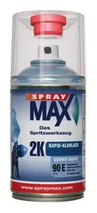 Двухкомпонентный быстросохнущий лак SPRAYMAX 2K Rapid Clear Coat 250 мл