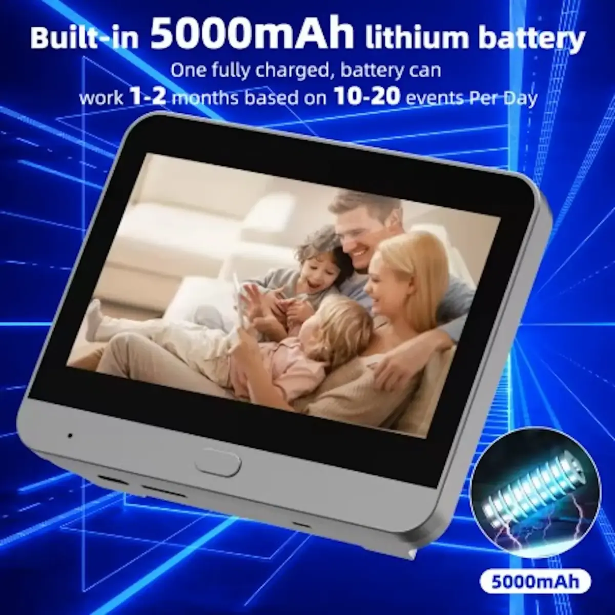 Riff RH-PD10 Tuya Smart Digital Door Viewer Camera Photo 4