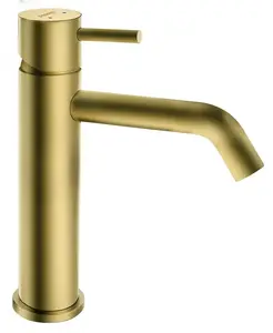 Ferro Ciriculus BCK2BG Washbasin Faucet, Gold Finish