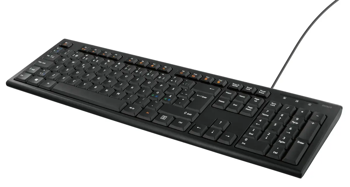 Deltaco TB-626-C Full-Size Wired USB Keyboard Photo 2