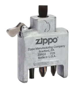 Zippo Bit Safe Screwdriver with Brushed Chrome Case 40702