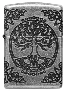 Ветрозащитная зажигалка Zippo Armor Tree of Life 29670
