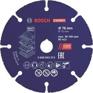 Bosch EXPERT Multi Material Carbide Cutting Disc 76 x 10 mm