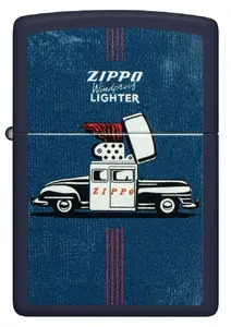 Ветрозащитная зажигалка Zippo 46942 с дизайном Vintage Zippo Car