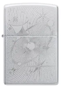 Zippo 46724 Atomic Cosmos Design Windproof Lighter