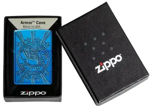 Zippo Armor Starburst Design pretvēja šķiltavas 46851