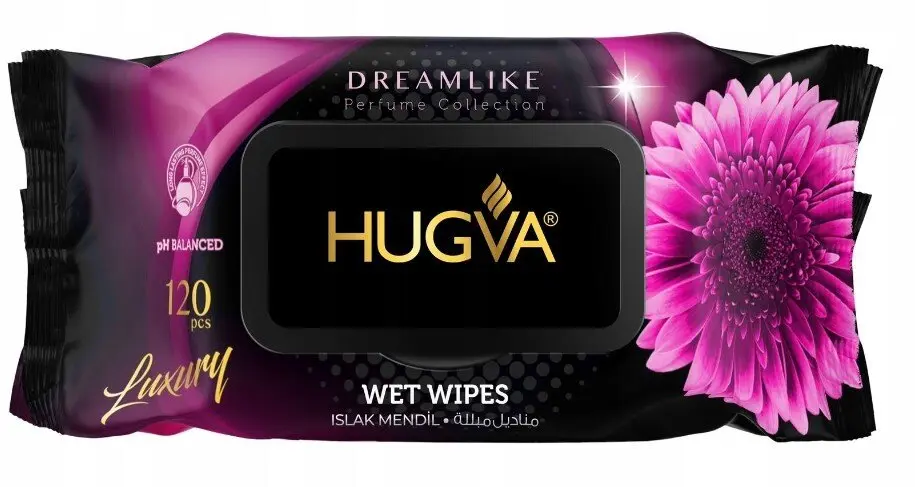 Essity HUGVA Dreamlike mitrās salvetes, 120