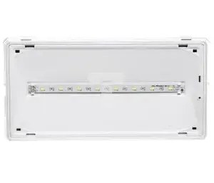 AWEX ETE/3W/B/3/SE/AT/WH Emergency Exit Luminaire, 3W, 3h, IP65, Maintained