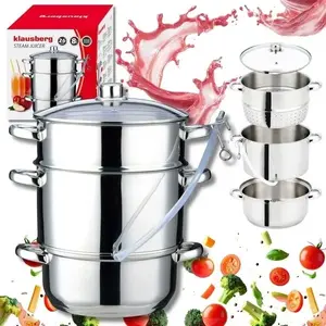 Topfann KB-9032 Steam Juicer 8L for Induction and Gas Stoves