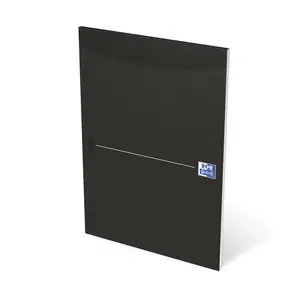 Oxford Office Essentials Writing Notebook A4, Black, 90 g/m², Matt Finish
