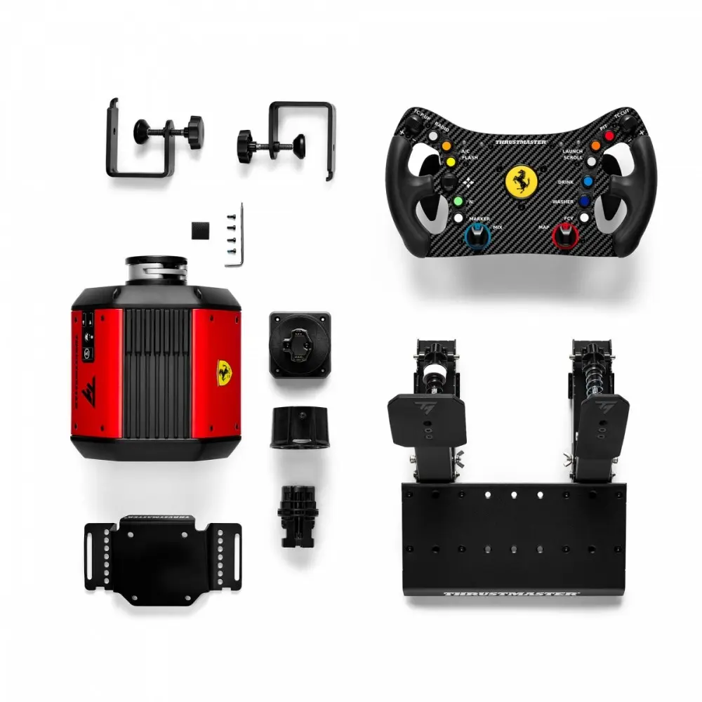 Thrustmaster T818 Ferrari 488 GT3 Racing Wheel and Pedals Photo 34