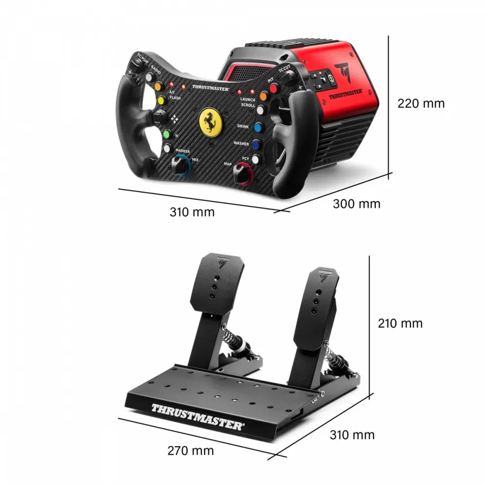 Thrustmaster T818 Ferrari 488 GT3 Racing Wheel and Pedals Photo 35