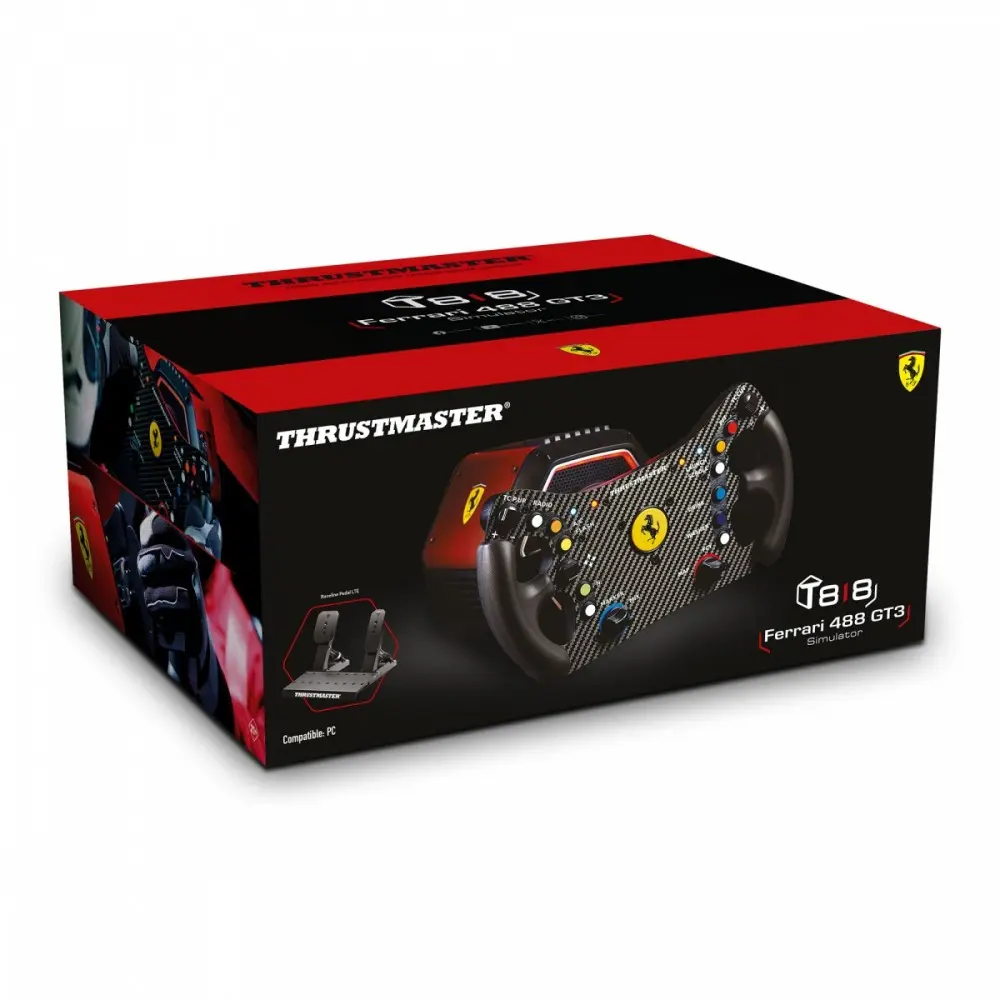 Thrustmaster T818 Ferrari 488 GT3 Racing Wheel and Pedals Photo 36