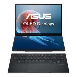 Гибридный ноутбук ASUS Zenbook Duo UX8406CA-QL331W, 14" WUXGA сенсорный экран, Intel Core Ultra 9 285H, 32 ГБ ОЗУ, 1 ТБ SSD, Windows 11 Home, серый