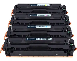 G&G GS-H201X-4P Toner Cartridge Set for Canon and HP, 4-Pack, Black, Cyan, Magenta, Yellow