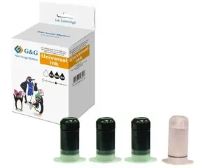 G&G 06175 Compatible Universal Black Printer Ink Refill Kit, 3-Pack