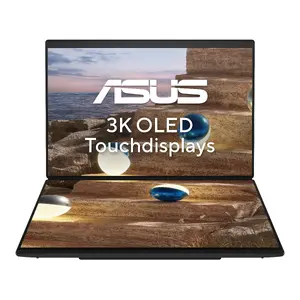 Ноутбук ASUS Zenbook Duo UX8407AA-SN469X, Intel Core Ultra 9 386H, 14-дюймовый 3K сенсорный экран, 32 ГБ ОЗУ, 1 ТБ SSD, Windows 11 Pro