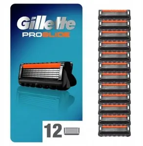 Gillette Fusion5 ProGlide Replacement Razor Blades for Men, 12 Count