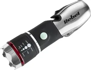 Многофункциональный автомобильный фонарь Rebel Light URZ0919 с аварийным молотком и ножом для ремней безопасности