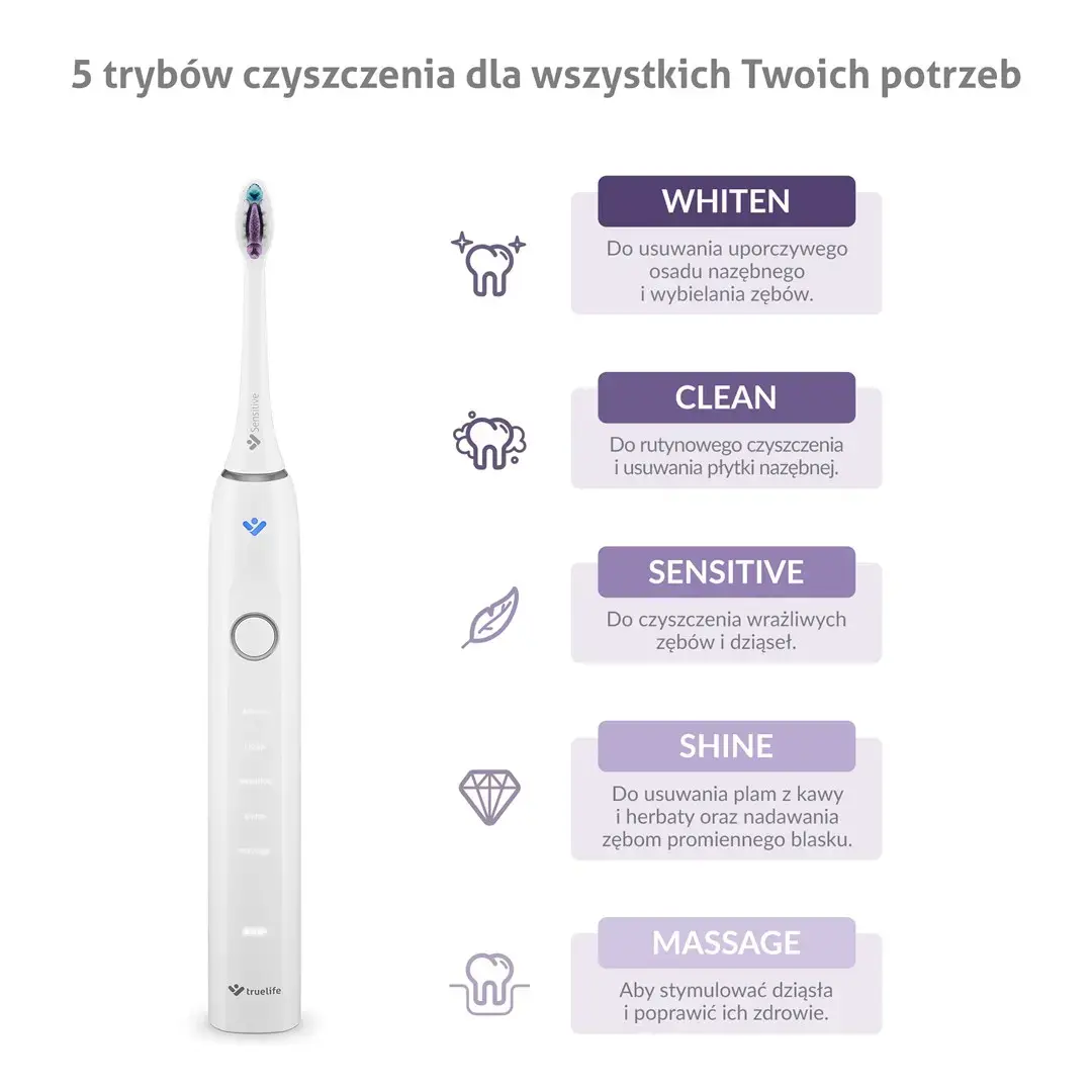 Звуковая зубная щетка TrueLife SonicBrush Clean70 UV Photo 2