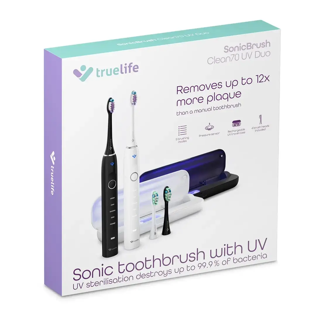 Звуковая зубная щетка TrueLife SonicBrush Clean70 UV Duo Photo 18