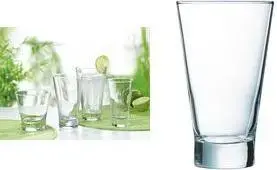 Esmeyer Arcoroc Shetland Drinking Glass, 350 ml, Glass, Dishwasher Safe, Heavy Base