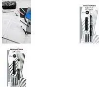 EBERHARD FABER Füllhalter NXT-Pen, weiß/schwarz, Blister für Schreibkönner, Federbreite: M, rutschfeste, gummierte - 1 Stück (551005)