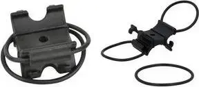 FISCHER Universal Bicycle Pump Mount, Black Plastic