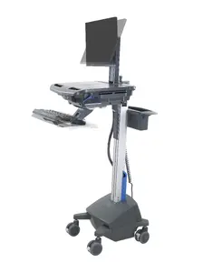 Ergotron StyleView SV42-8302-2 Powered Multimedia Cart with LCD Pivot