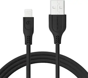 Кабель Somostel USB-A - Lightning 3 м черный