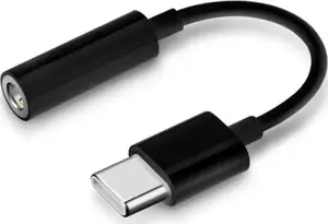 USB-C uz 3.5mm ligzdas audio adapteris balts