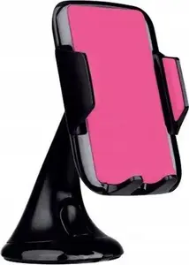 Vega S-Style Universal Car Phone Holder for Windshield, Black-Pink