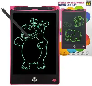 Графический планшет для рисования NoboKids TRUSTY 8.8 дюймов со стилусом, розовый