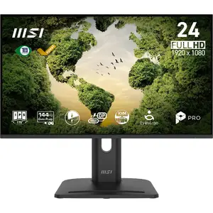 Компьютерный монитор MSI Pro MP245PHGN E14 23.8 дюйма Full HD LCD 1920 x 1080 пикселей 144Гц 4 мс черный VESA встроенные динамики USB-хаб