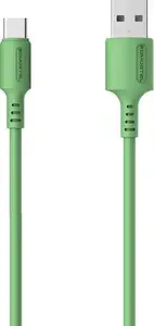 Кабель USB-A - USB-C Somostel 1.2 м зеленый